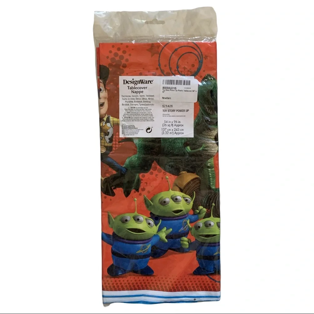 DesignWare Disney Toy Story Kid’s Plastic Party Table Cover